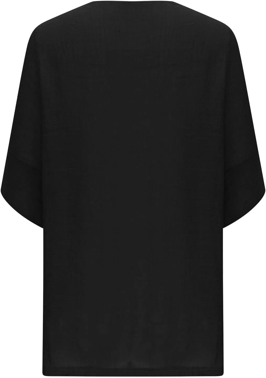 Women's Petal Sleeve Kimono Cardigan Loose Beach Wear Cover up Summer Casual Lightweight Blouse Solid Half Sleeves Tops