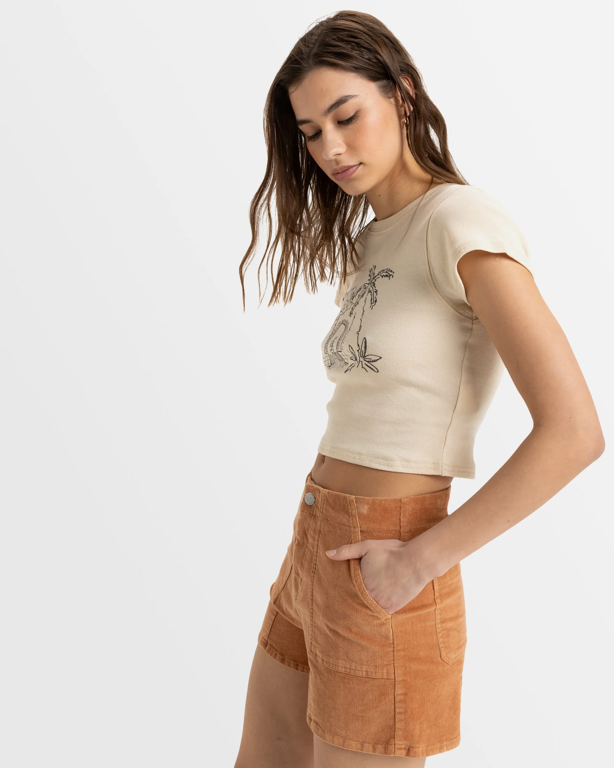 Womens Sessions Corduroy Walkshorts