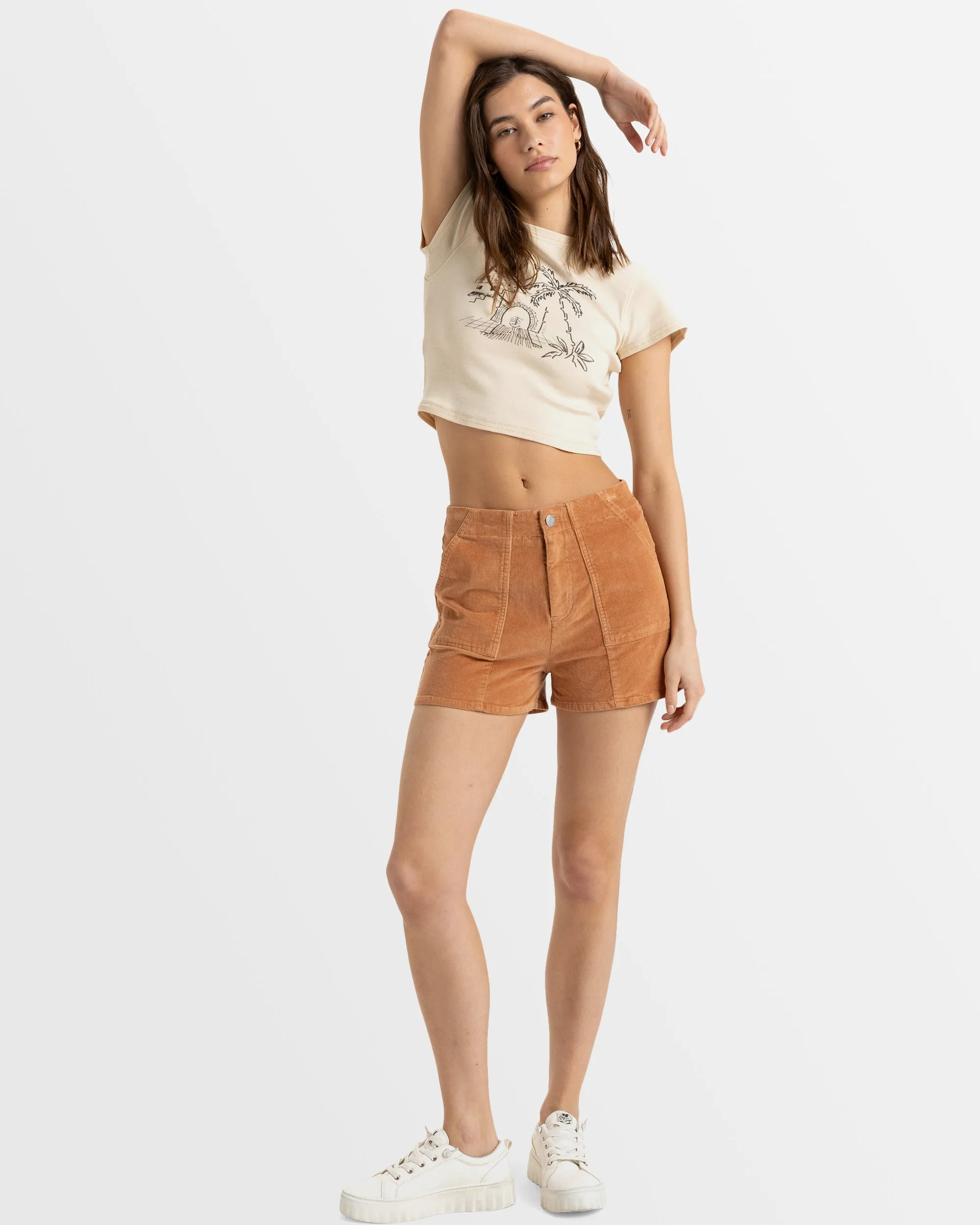 Womens Sessions Corduroy Walkshorts