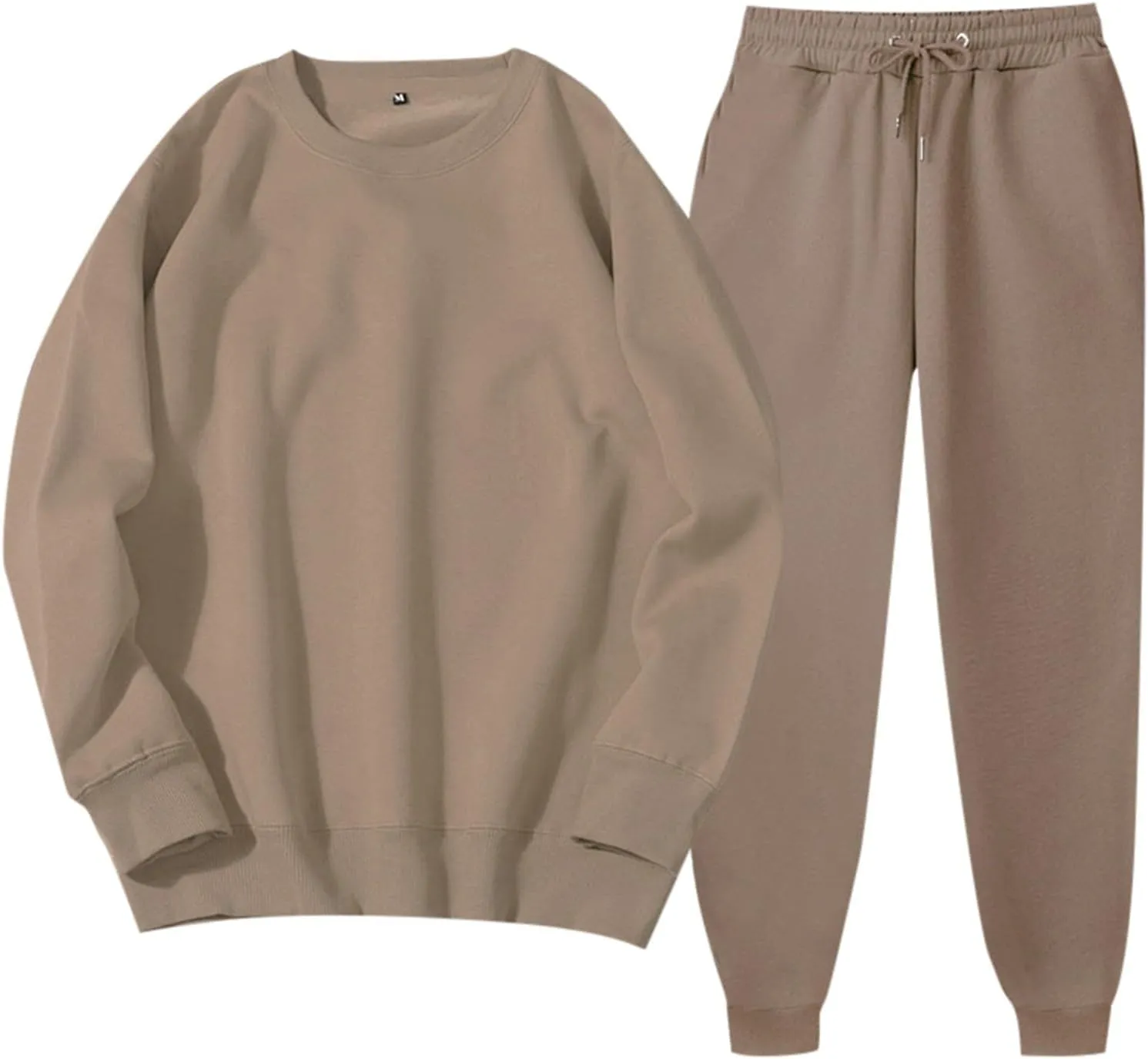 Women's Two Piece Tracksuit Long Sleeve Crewneck Long Sleeve Tops Long Pants Tracksuits