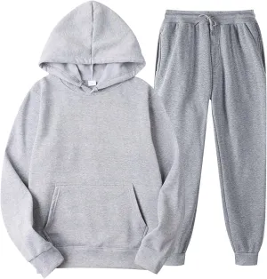 Women's Two Piece Tracksuit Long Sleeve Crewneck Long Sleeve Tops Long Pants Tracksuits