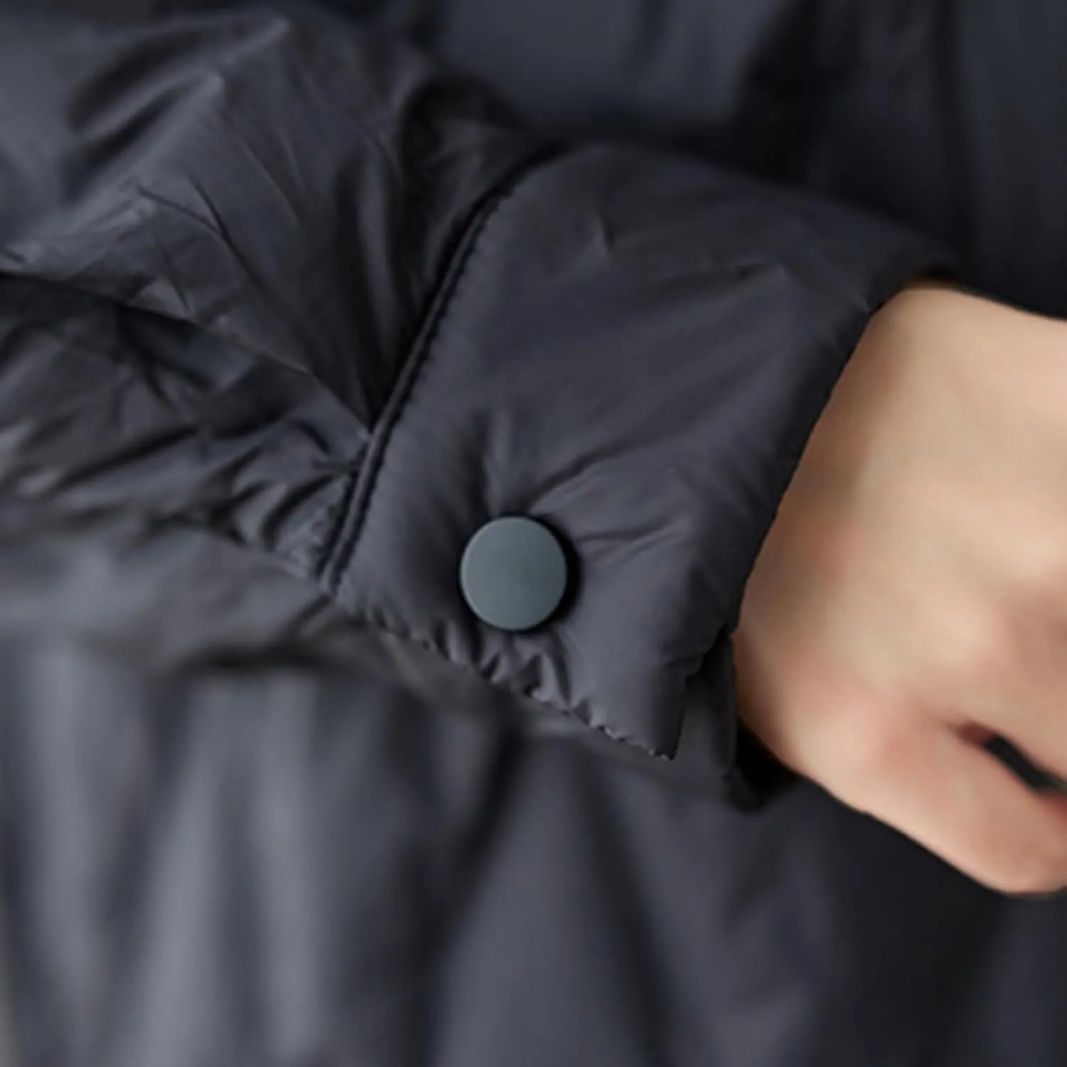 Women's Winter Quilted Jackets Casual Lightweight Puffer Jacket Button Casual Outerwear Down Winter Coat with Pockets