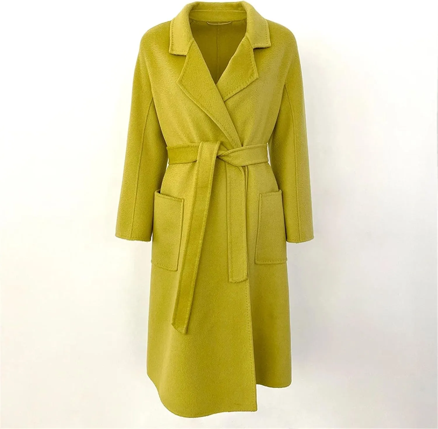 wool coats for women Winter Cashmere Wool Coat Female Mid-Long Wool Blend Coat