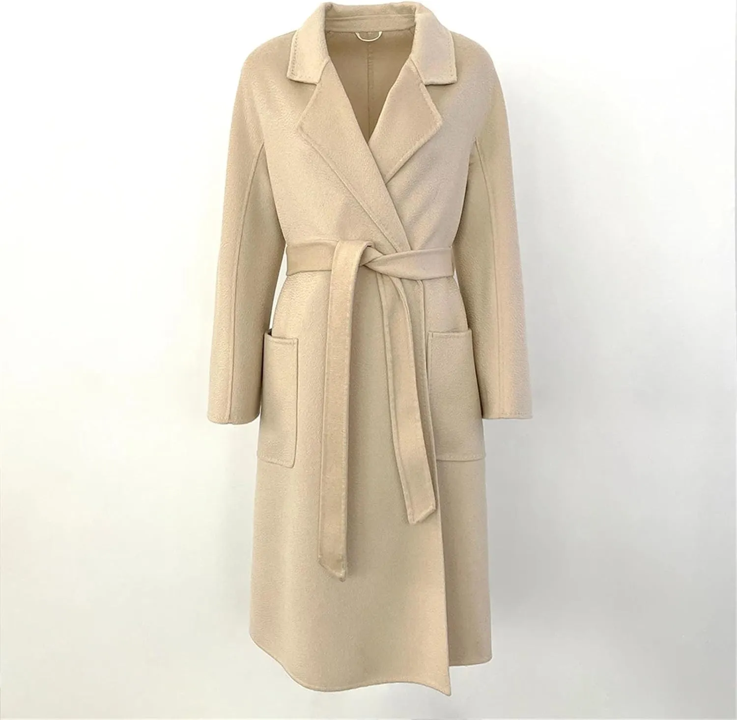 wool coats for women Winter Cashmere Wool Coat Female Mid-Long Wool Blend Coat