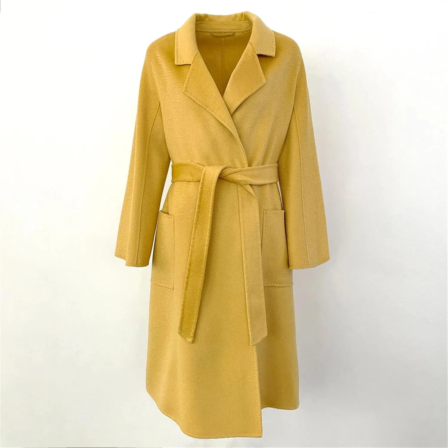 wool coats for women Winter Cashmere Wool Coat Female Mid-Long Wool Blend Coat