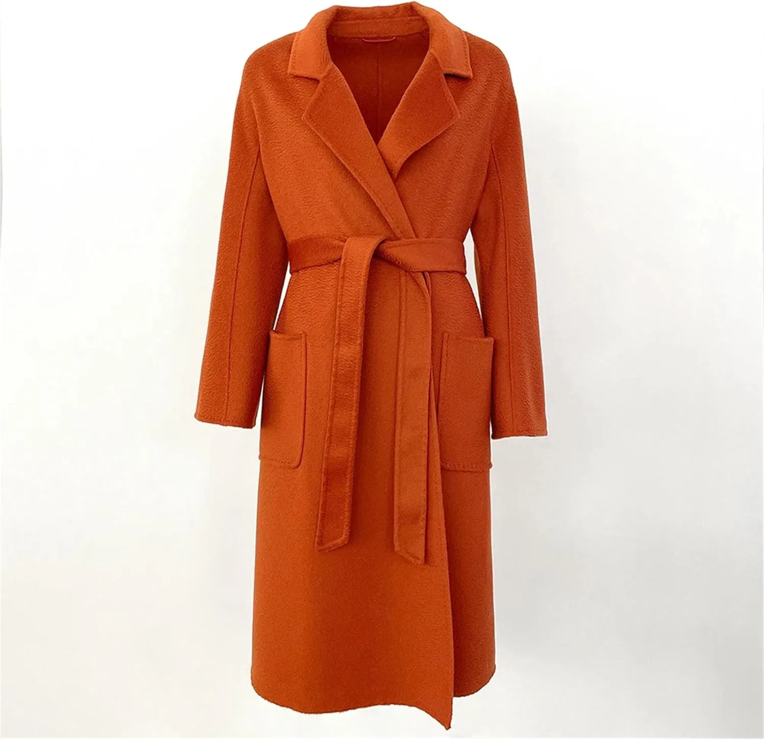 wool coats for women Winter Cashmere Wool Coat Female Mid-Long Wool Blend Coat