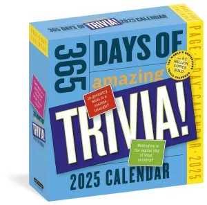 Workman 365 Days of Amazing Trivia 2025 Page-A-Day Calendar
