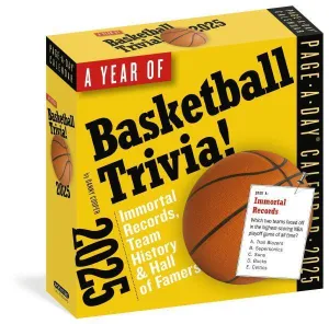 Workman A Year of Basketball Trivia 2025 Page-A-Day Calendar