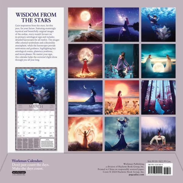 Workman Astrology 2025 Wall Calendar