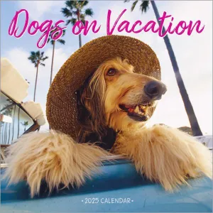 Workman Dogs on Vacation 2025 Wall Calendar