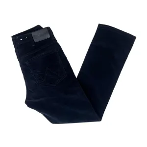 WRANGLER Arizona Classic Black Corduroy Cord Straight Leg Trousers