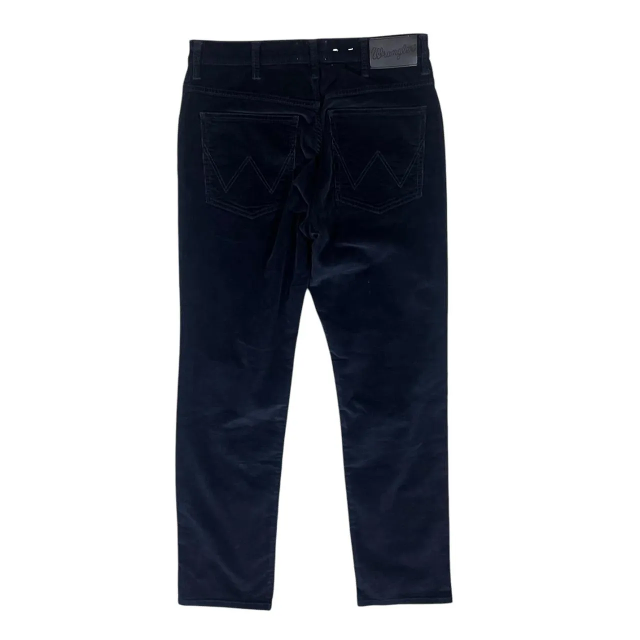 WRANGLER Arizona Classic Black Corduroy Cord Straight Leg Trousers