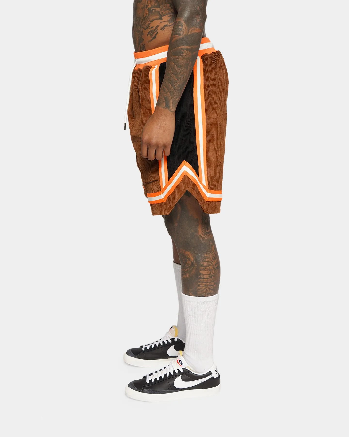 XXIII Arklow Corduroy Basketball Shorts Brown
