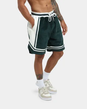 XXIII Arklow Corduroy Basketball Shorts Forest/Cream