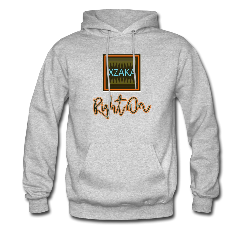 XZAKA - Men "Right On" Motivational Hoodie