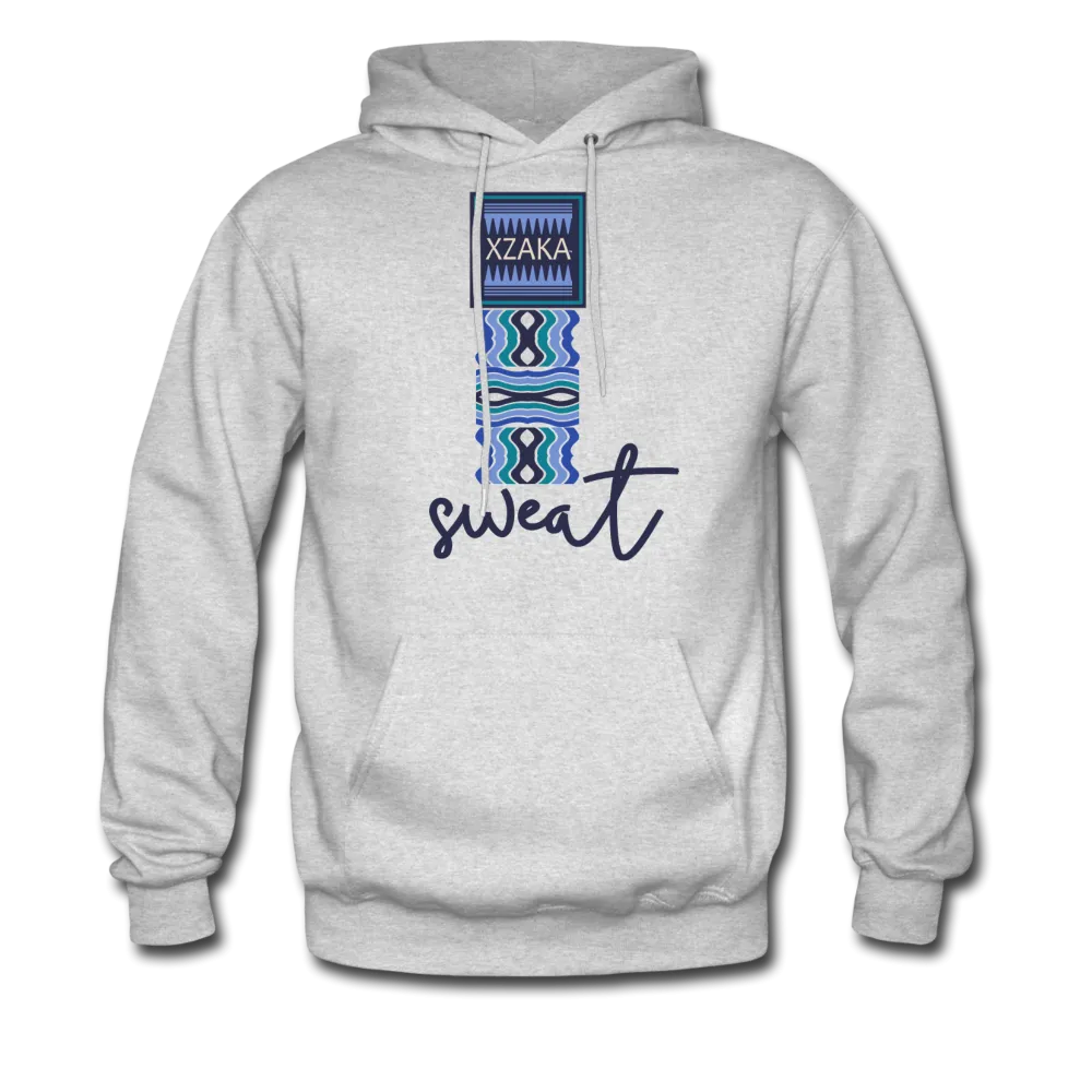 XZAKA - Men "SWEAT" Motivational Hoodie - WHT