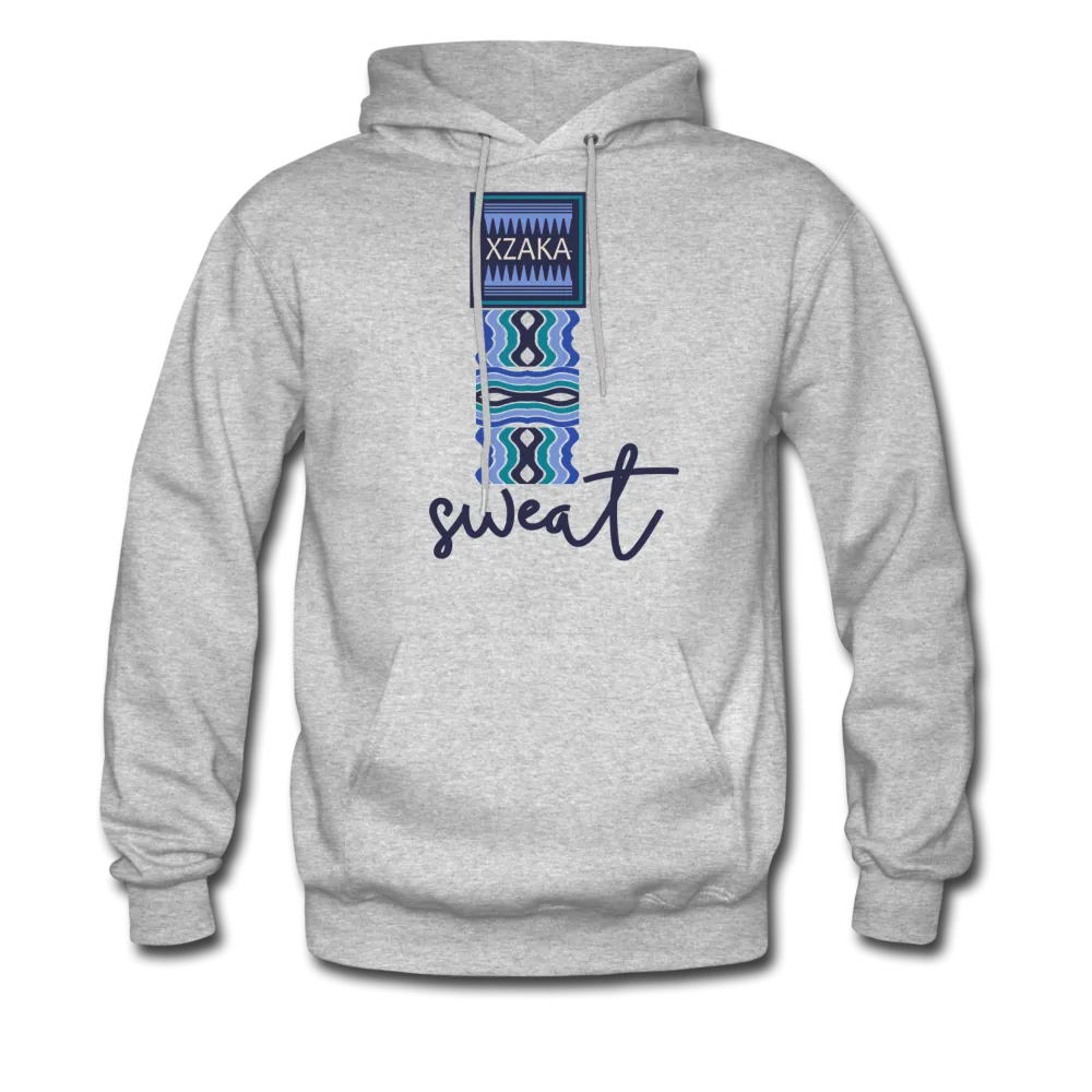 XZAKA - Men "SWEAT" Motivational Hoodie - WHT
