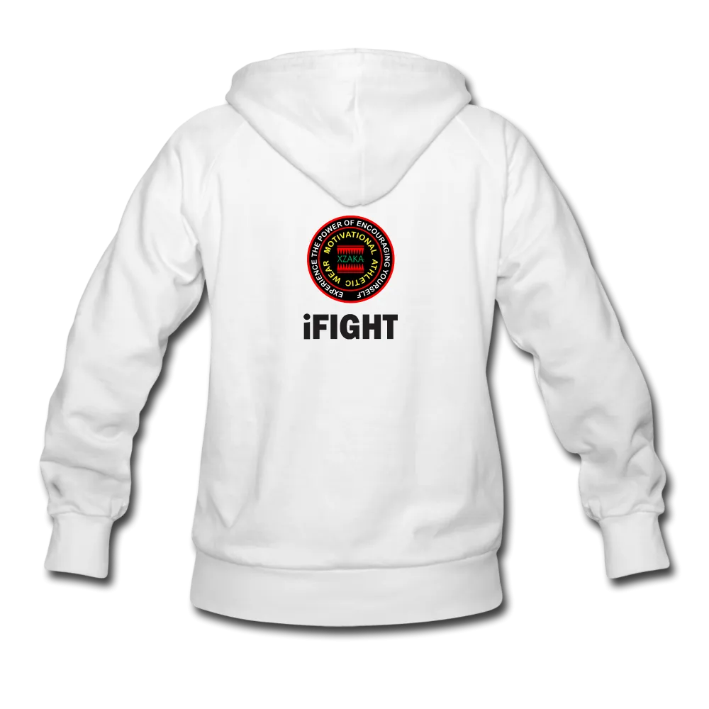 XZAKA Women "iFIGHT" Motivational Hoodie - W1256