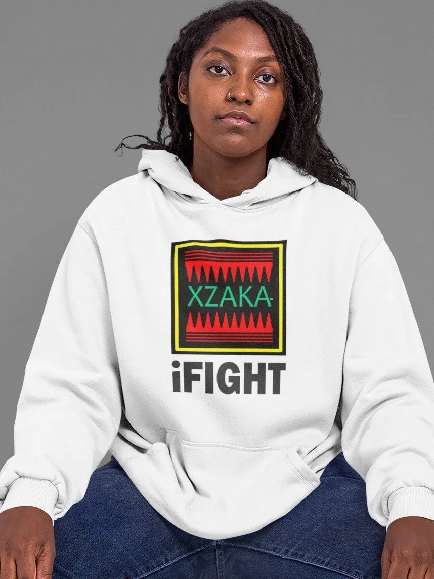 XZAKA Women "iFIGHT" Motivational Hoodie - W1256