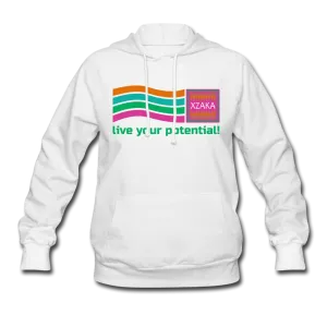 XZAKA Women "Live Your Potential" Motivational Hoodie - W1293