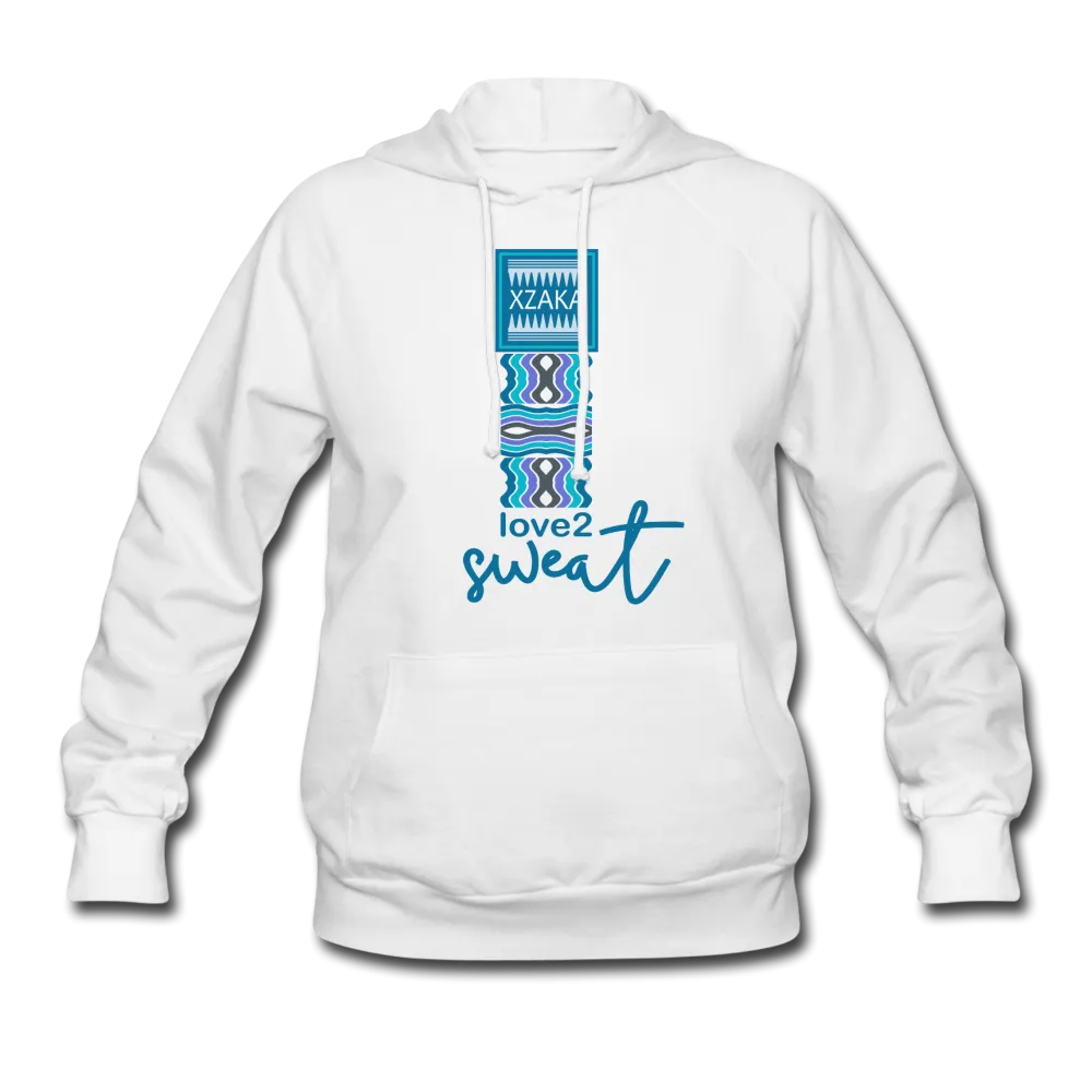 XZAKA Women "Love2 Sweat" Motivational Hoodie - W1272