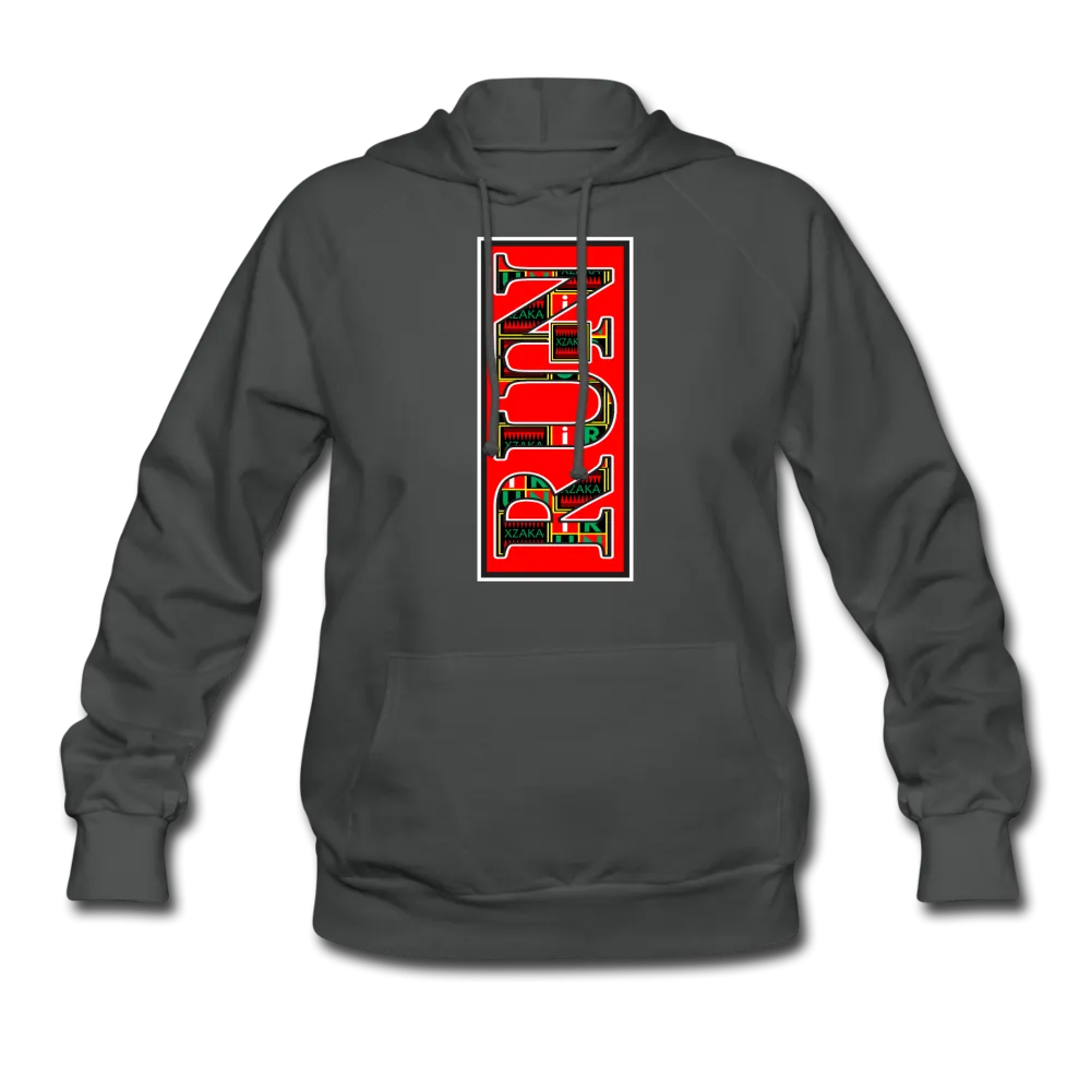 XZAKA Women "RUN" Motivational Hoodie - W1267