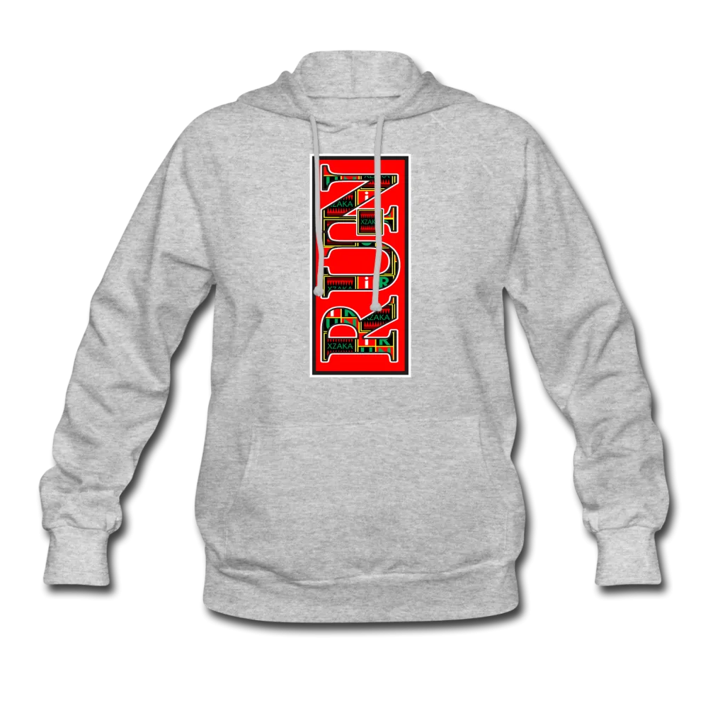 XZAKA Women "RUN" Motivational Hoodie - W1267