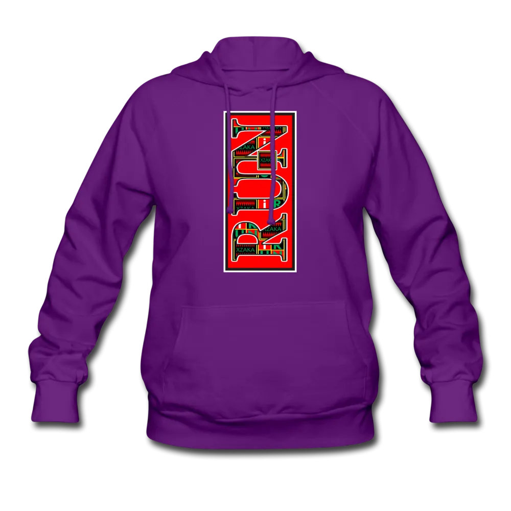 XZAKA Women "RUN" Motivational Hoodie - W1267