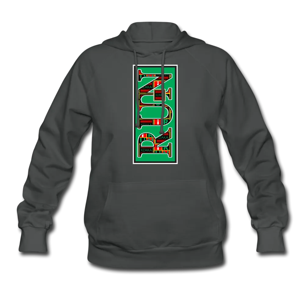 XZAKA Women "RUN" Motivational Hoodie - W1268
