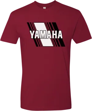 YAMAHA APPAREL Yamaha Heritage Diagonal T-Shirt - Red - XL NP21S-M3118-XL