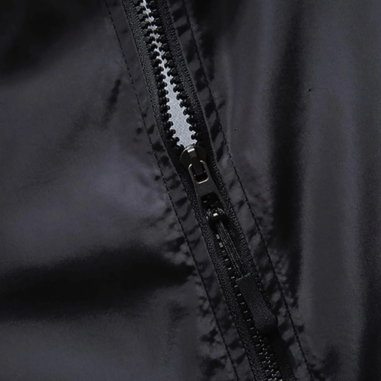 Ymosrh Men's Jackets Lightweight Waterproof Coated Hooded Rain Jacket Windbreaker Jacket, M-3XL