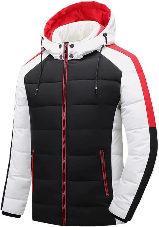 Youllyuu Winter Casual Parkas Men Fleece Warm Thick Parkas Coat Autumn Classic Hooded Parkas Jacket