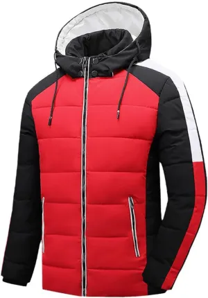 Youllyuu Winter Casual Parkas Men Fleece Warm Thick Parkas Coat Autumn Classic Hooded Parkas Jacket