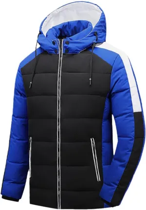 Youllyuu Winter Casual Parkas Men Fleece Warm Thick Parkas Coat Autumn Classic Hooded Parkas Jacket