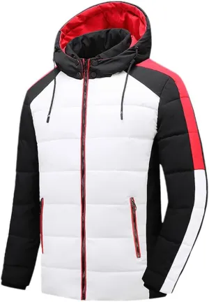Youllyuu Winter Casual Parkas Men Fleece Warm Thick Parkas Coat Autumn Classic Hooded Parkas Jacket