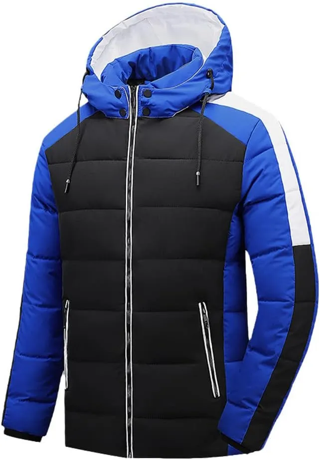 Youllyuu Winter Casual Parkas Men Fleece Warm Thick Parkas Coat Autumn Classic Hooded Parkas Jacket