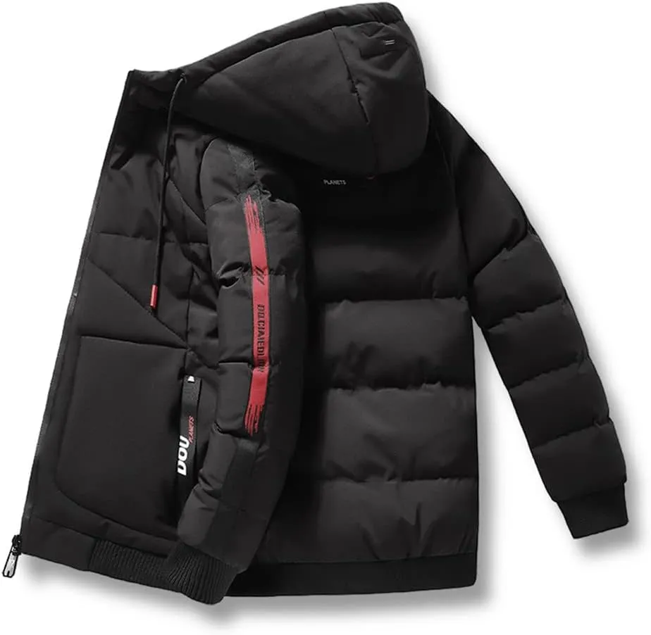 Youllyuu Winter Thick Jacket Parkas Coat Outwear Harajuku Hooded Parkas Puffer Jacket