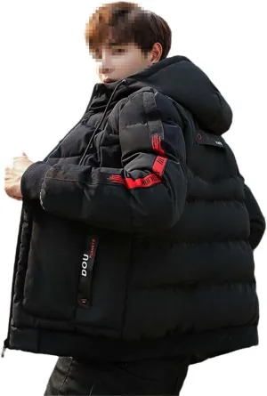 Youllyuu Winter Thick Jacket Parkas Coat Outwear Harajuku Hooded Parkas Puffer Jacket