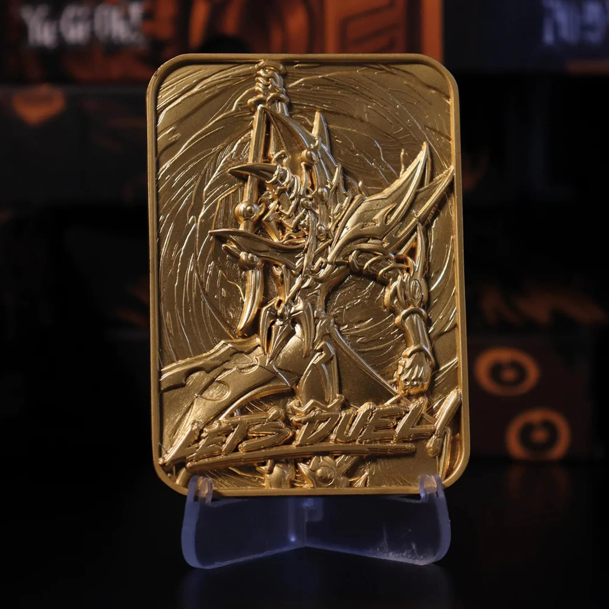 Yu-Gi-Oh! Limited Edition 24k Gold Plated Metal Card | Dark Paladin