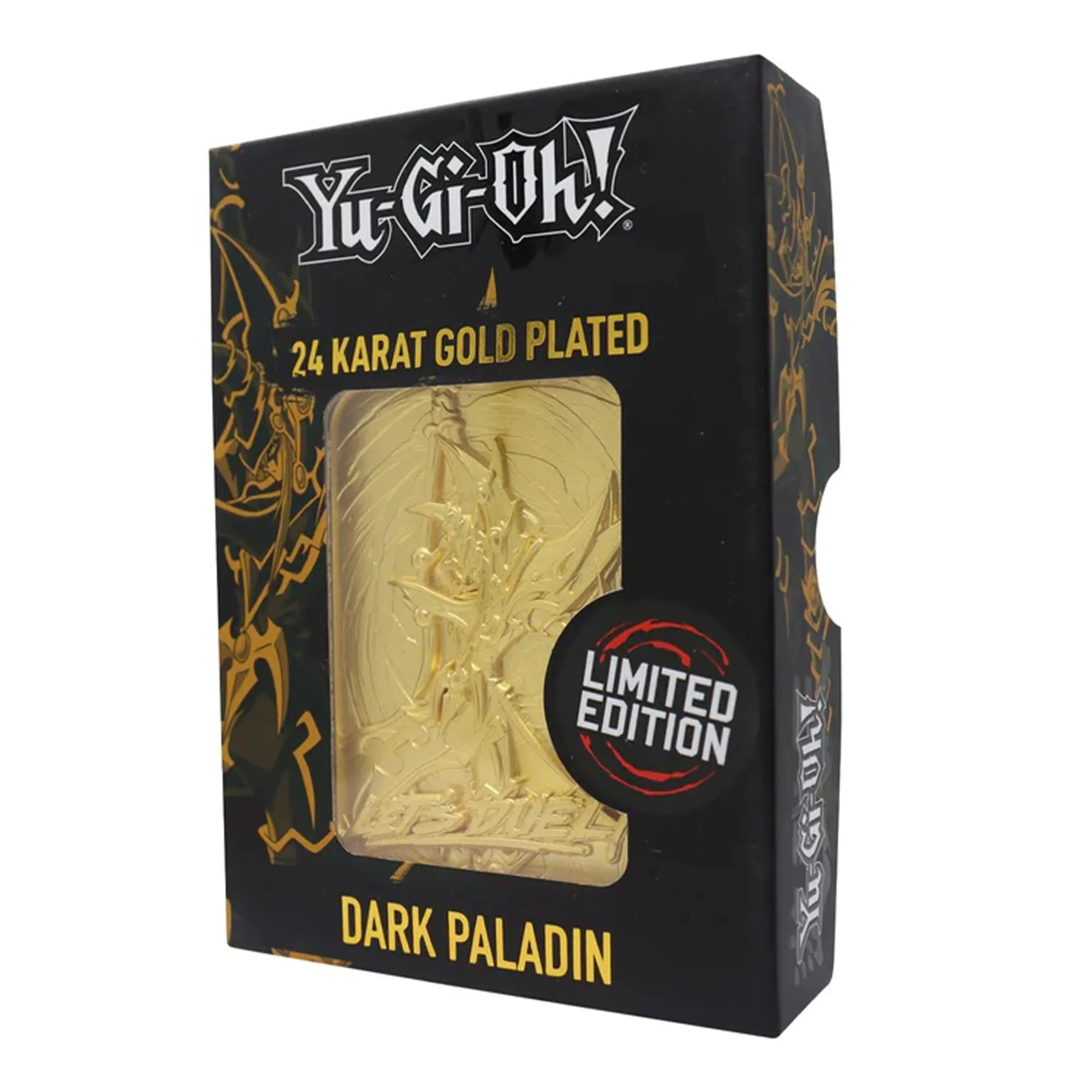 Yu-Gi-Oh! Limited Edition 24k Gold Plated Metal Card | Dark Paladin