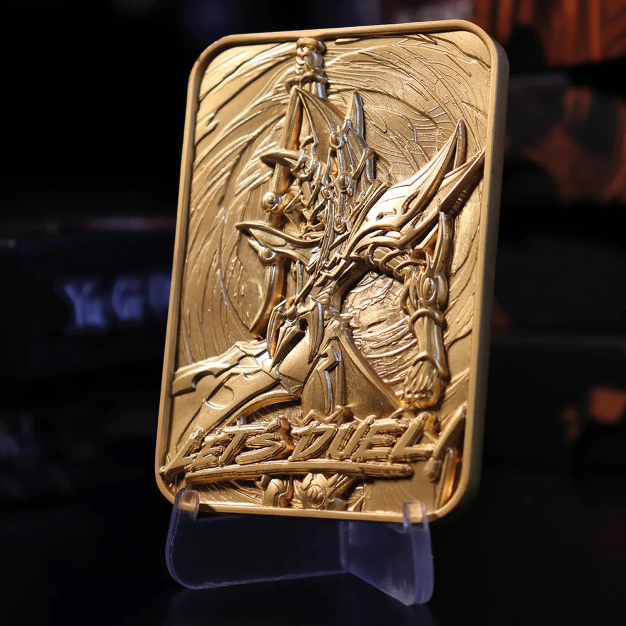 Yu-Gi-Oh! Limited Edition 24k Gold Plated Metal Card | Dark Paladin
