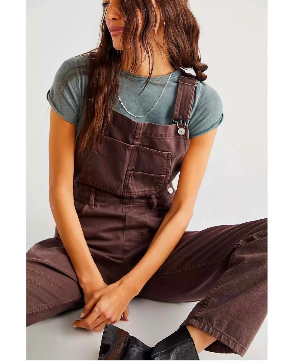 Ziggy Mocha Overalls