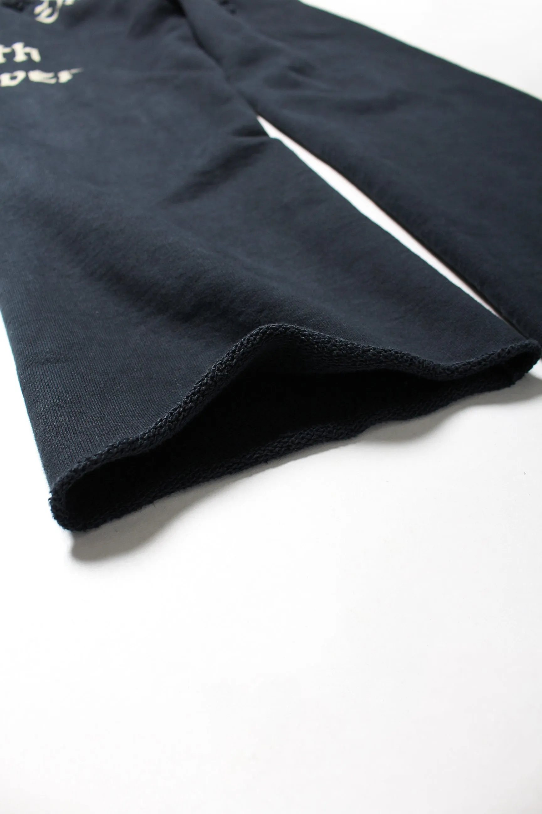 ZIP DAMAGED SWEAT PANTS