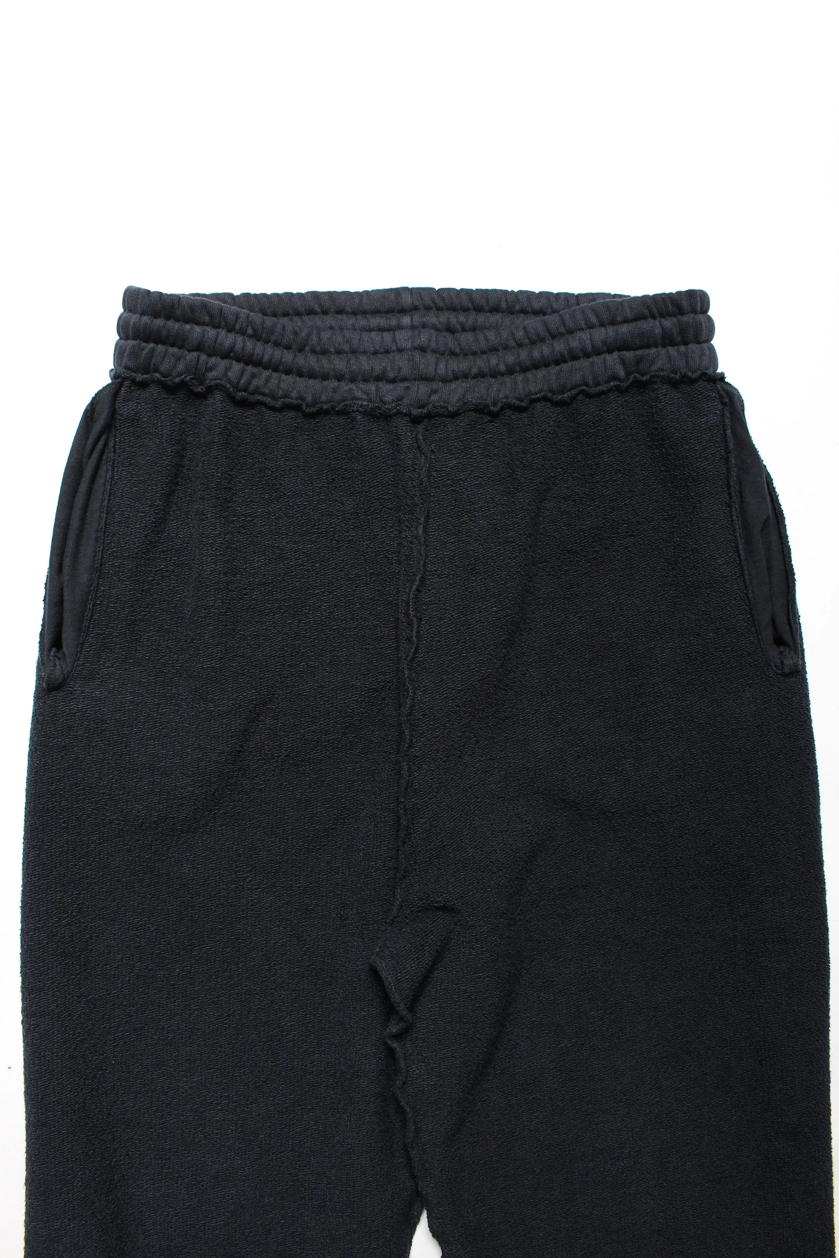 ZIP DAMAGED SWEAT PANTS