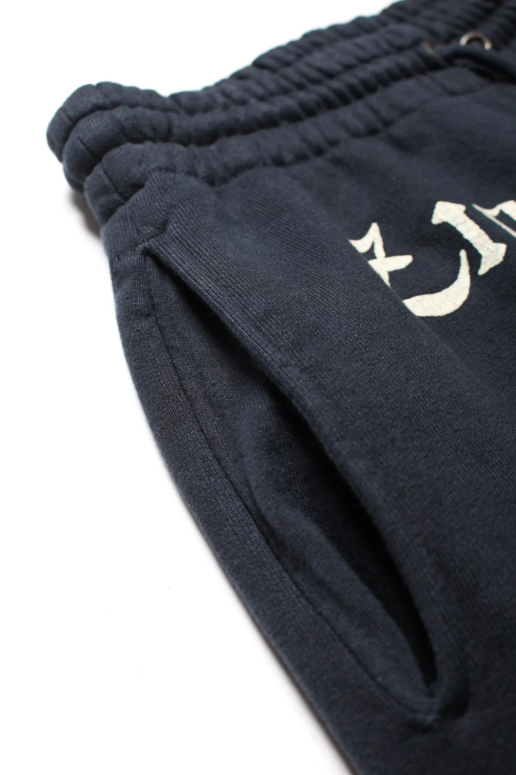 ZIP DAMAGED SWEAT PANTS