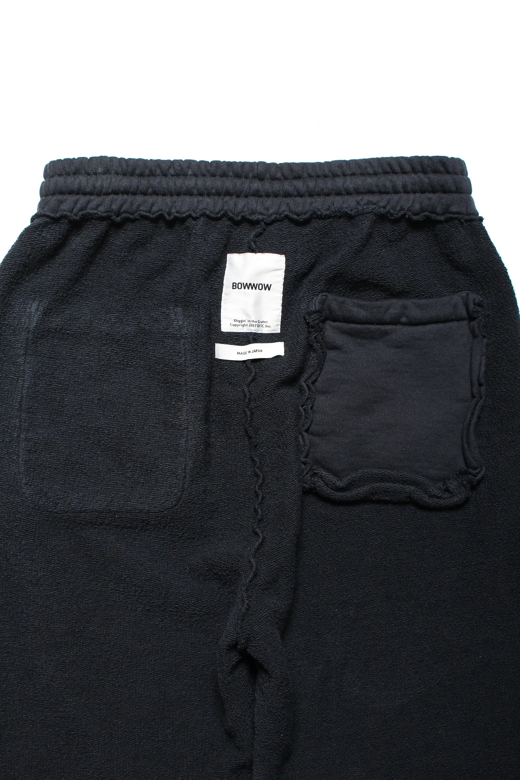 ZIP DAMAGED SWEAT PANTS