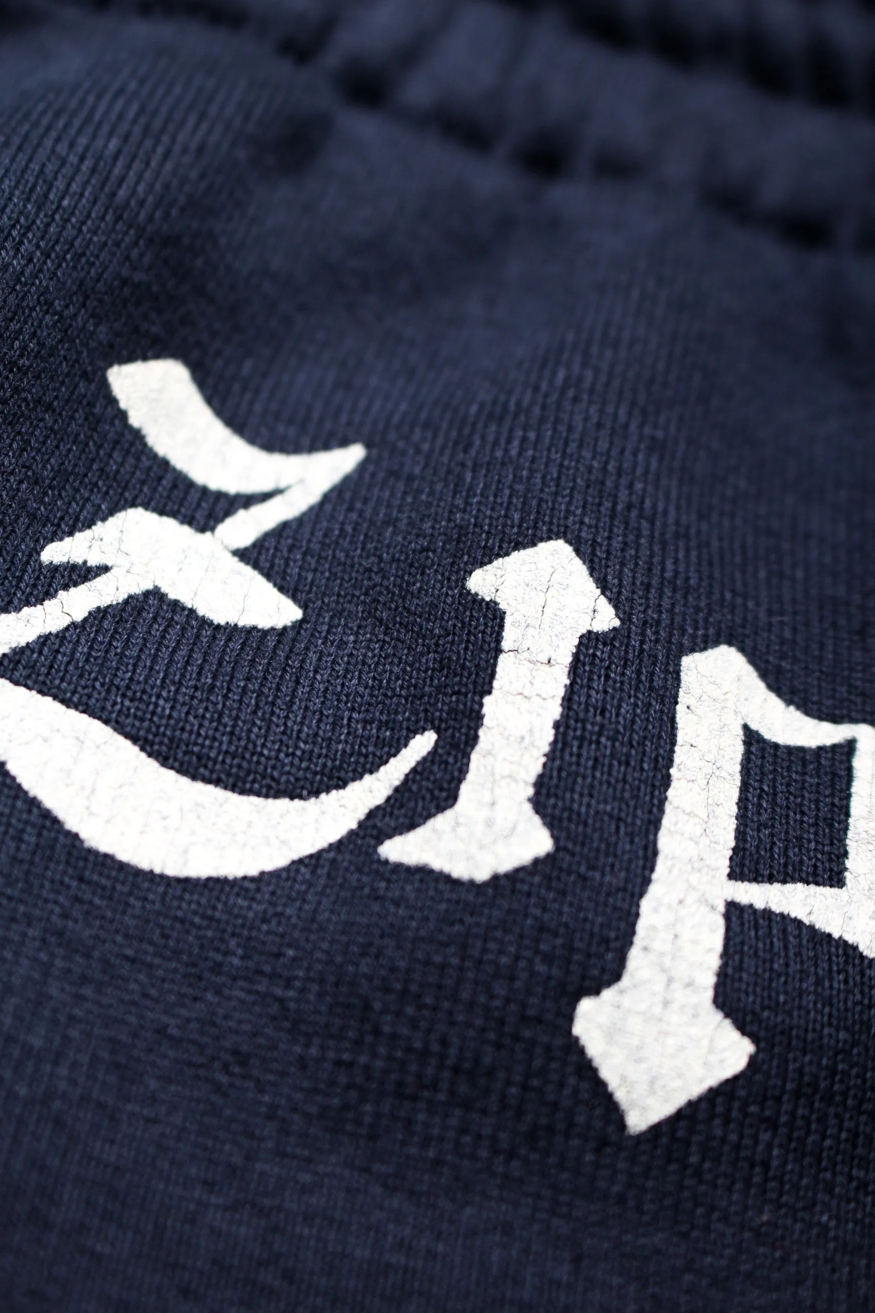 ZIP DAMAGED SWEAT PANTS